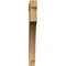 Ekena Millwork Westlake Block Rough Sawn Bracket, Western Red Cedar, 4"W x 40"D x 40"H BKT04X40X40WTL05RWR - alternate 2
